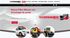 Desktop Screenshot of filtroswinner.com